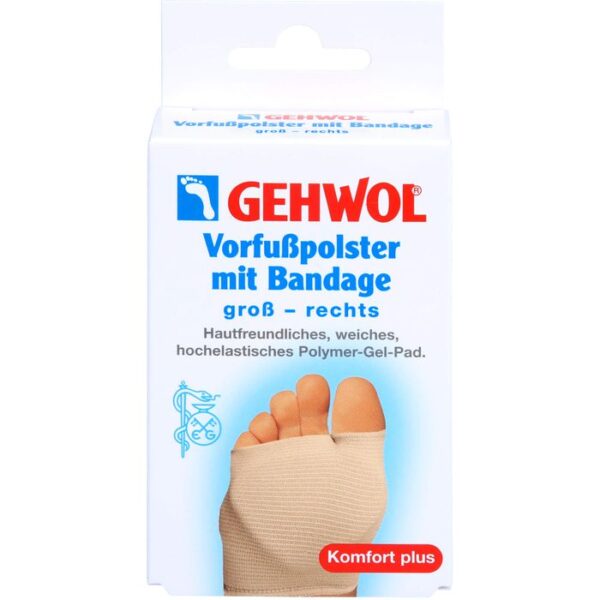 GEHWOL Vorfußpolster mit Bandage rechts groß 1 St.