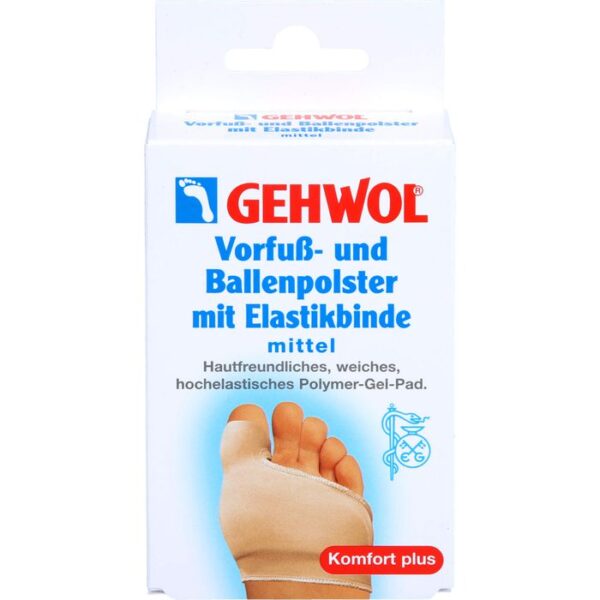 GEHWOL Vorfuß- u.Ballenpolster m.Elastikb.mittel 1 St.