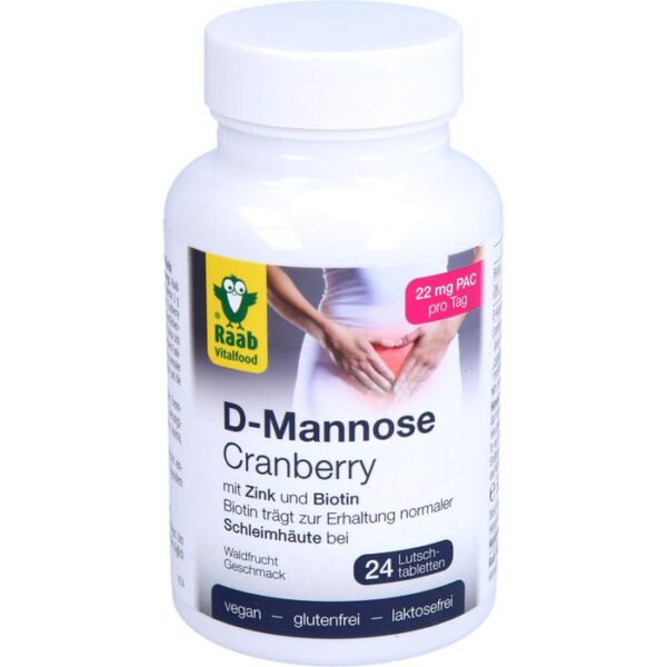 D-MANNOSE-CRANBERRY Lutschtabletten 24 St.