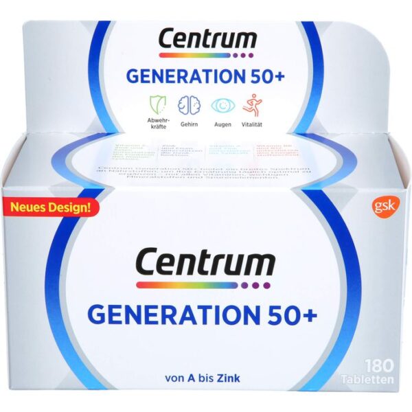 CENTRUM Generation 50+ Tabletten 180 St.