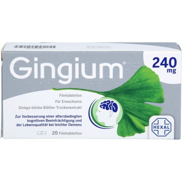 GINGIUM 240 mg Filmtabletten 20 St.