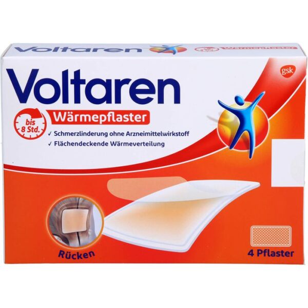 VOLTAREN Wärmepflaster Rücken 4 St.