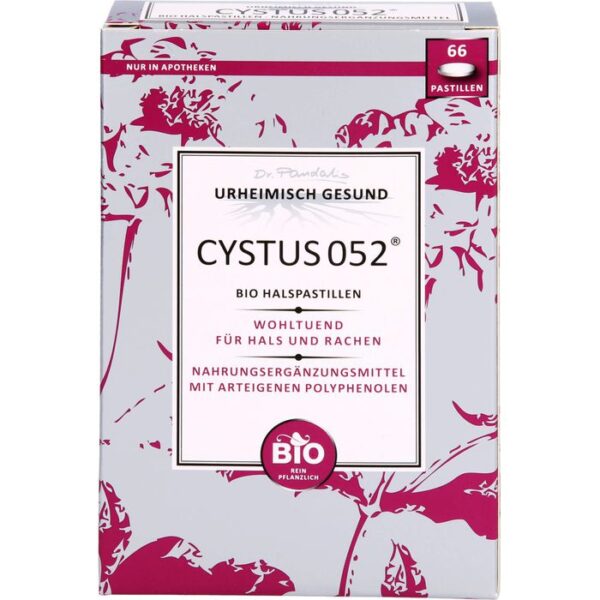 CYSTUS 052 Bio Halspastillen 66 St.