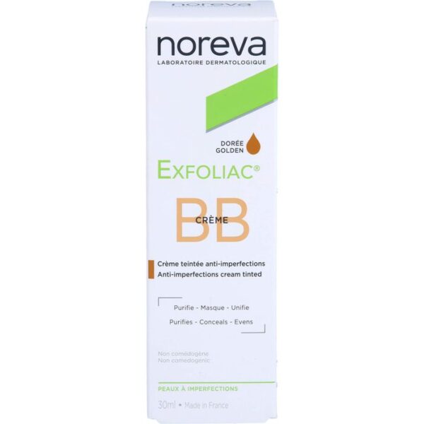 NOREVA Exfoliac getönte BB-Creme dunkel 30 ml