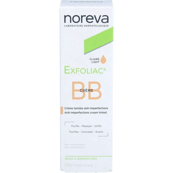 NOREVA Exfoliac getönte BB-Creme hell 30 ml