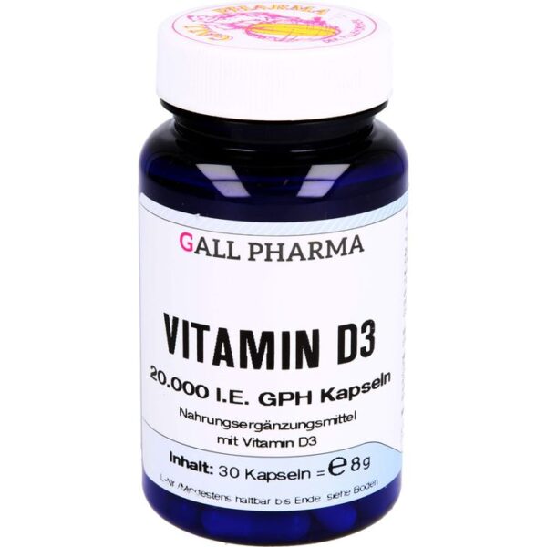 VITAMIN D3 20.000 I.E. GPH Kapseln 30 St.