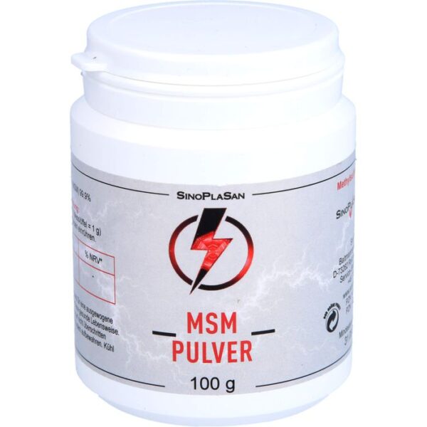 MSM PULVER Pur 99,9% Methylsulfonylmethan 100 g