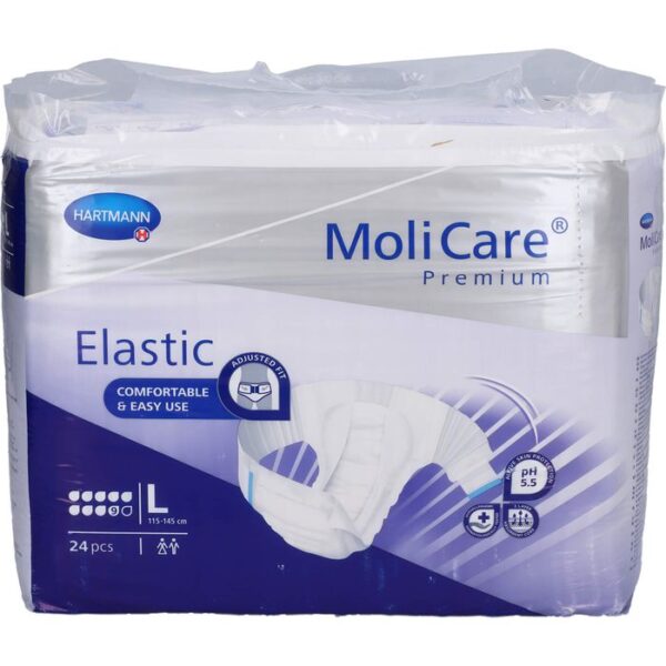 MOLICARE Premium Elastic Slip 9 Tropfen Gr.L 24 St.