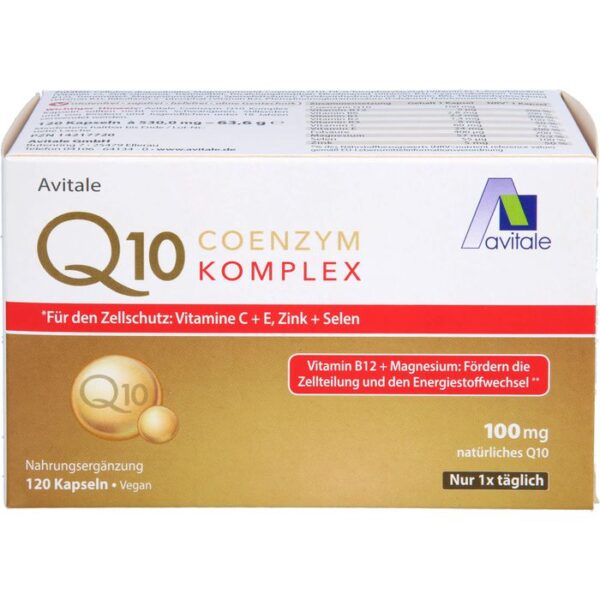 COENZYM Q10 100 mg Kapseln+Vitamine+Mineralstoffe 120 St.