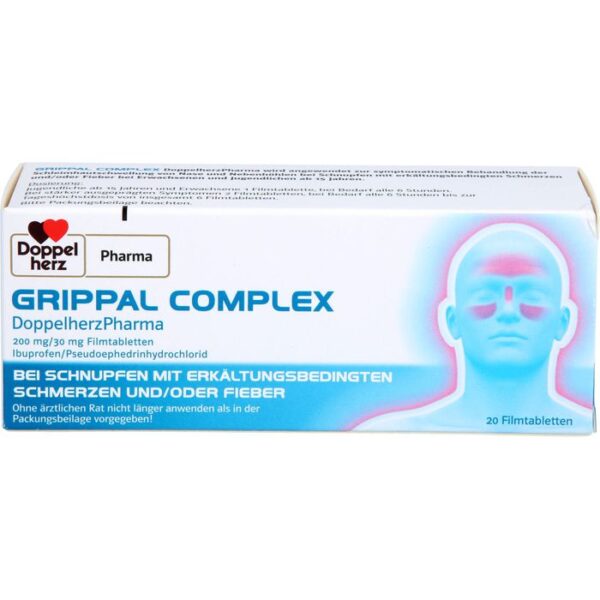 GRIPPAL COMPLEX DoppelherzPharma 200 mg/30 mg FTA 20 St.