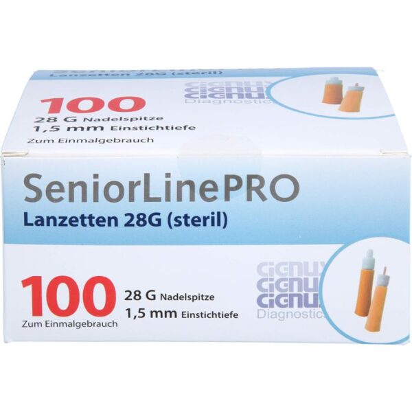 SENIORLINE PRO Lanzetten 28 G 1,5 mm 100 St.