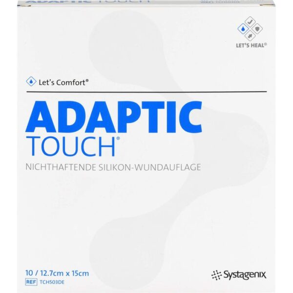 ADAPTIC Touch 12,7x15 cm nichthaft.Sil.Wundauflage 10 St.