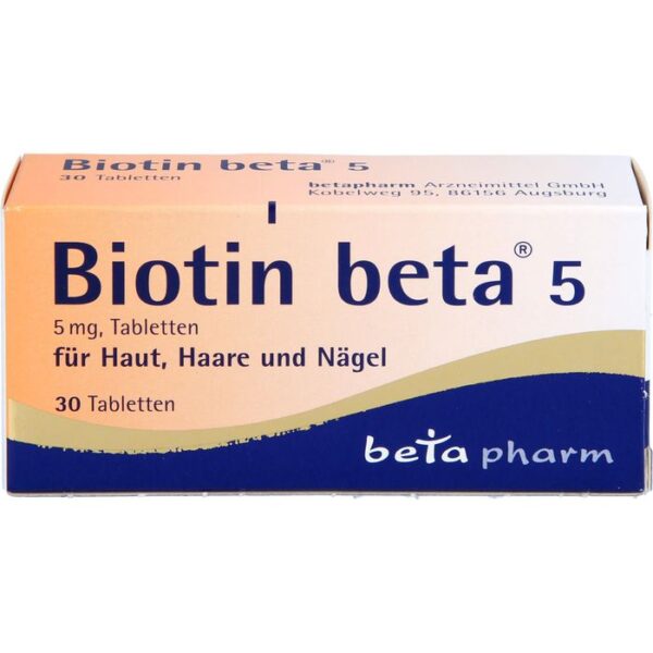 BIOTIN BETA 5 Tabletten 30 St.