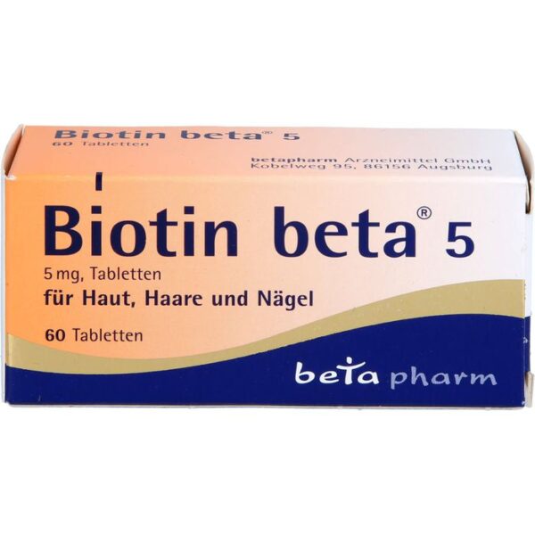 BIOTIN BETA 5 Tabletten 60 St.