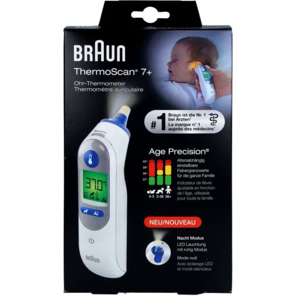 BRAUN THERMOSCAN 7+ Infrarot-Ohrthermometer 1 St.