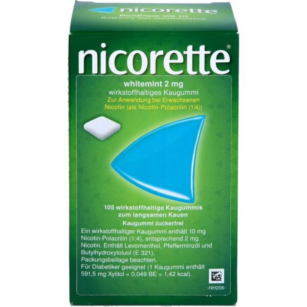 NICORETTE Kaugummi 2 mg whitemint 105 St.