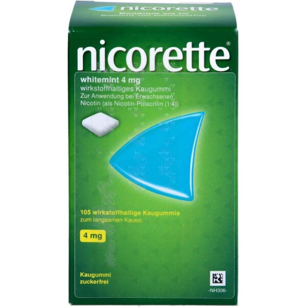 NICORETTE Kaugummi 4 mg whitemint 105 St.