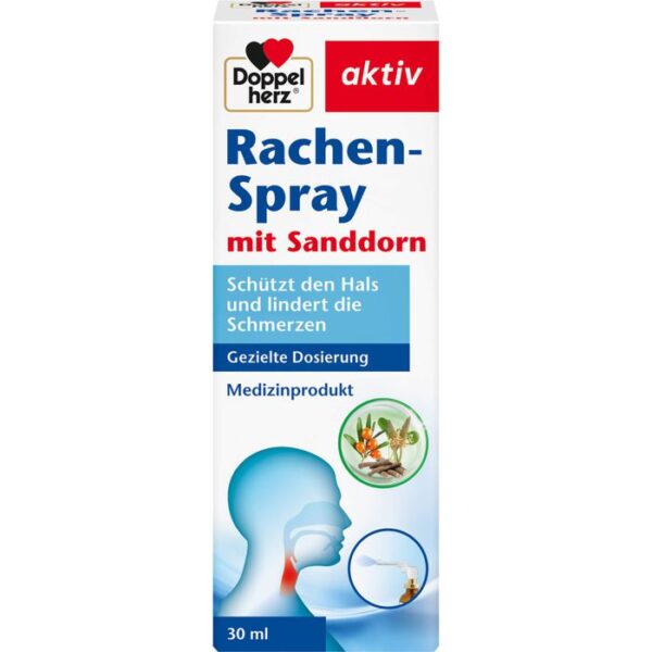 DOPPELHERZ Rachen-Spray mit Sanddorn 30 ml