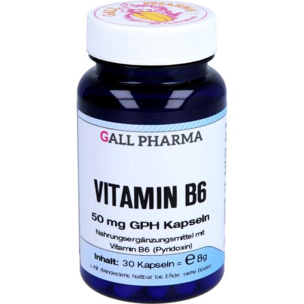 VITAMIN B6 50 mg GPH Kapseln 30 St.