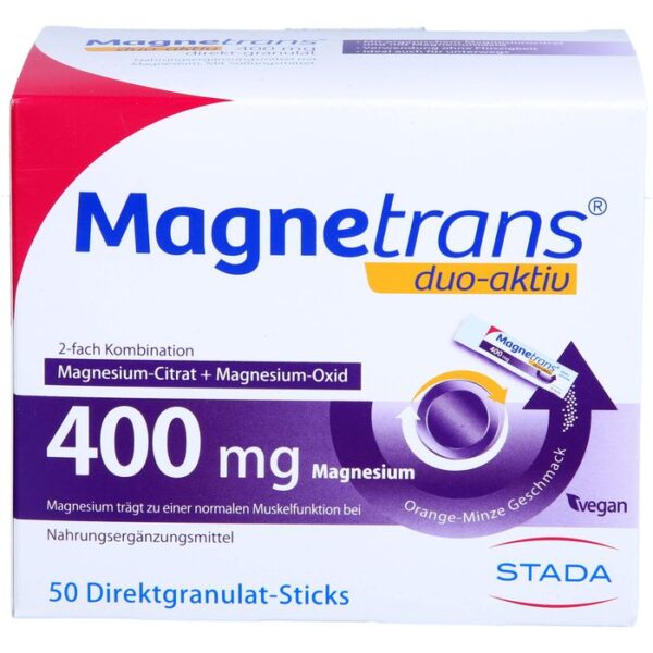 MAGNETRANS duo-aktiv 400 mg Sticks 50 St.