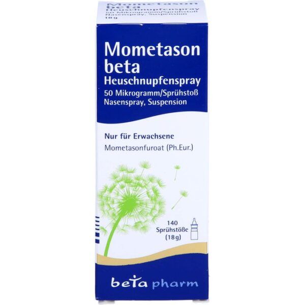 MOMETASON beta Heuschnupfenspray 50µg/Sp.140 Sp.St 18 g