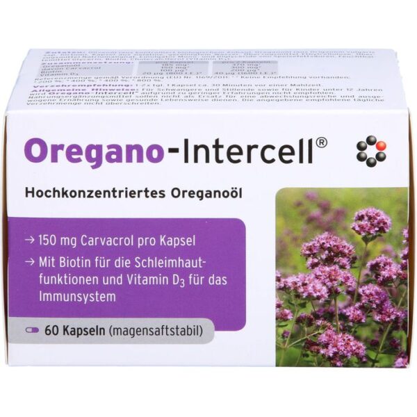 OREGANO-INTERCELL magensaftresistente Weichkapseln 60 St.