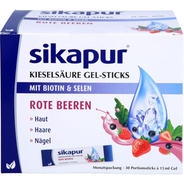 SIKAPUR Kieselsäure Gel-Sticks rote Beeren 30 St.