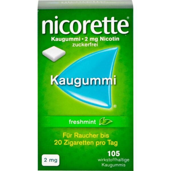 NICORETTE Kaugummi 2 mg freshmint 105 St.