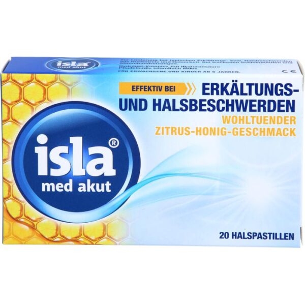 ISLA MED akut Zitrus-Honig Pastillen 20 St.