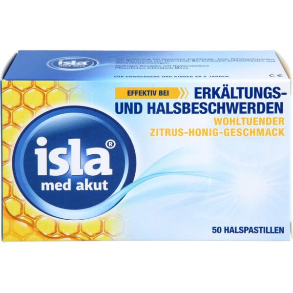 ISLA MED akut Zitrus-Honig Pastillen 50 St.