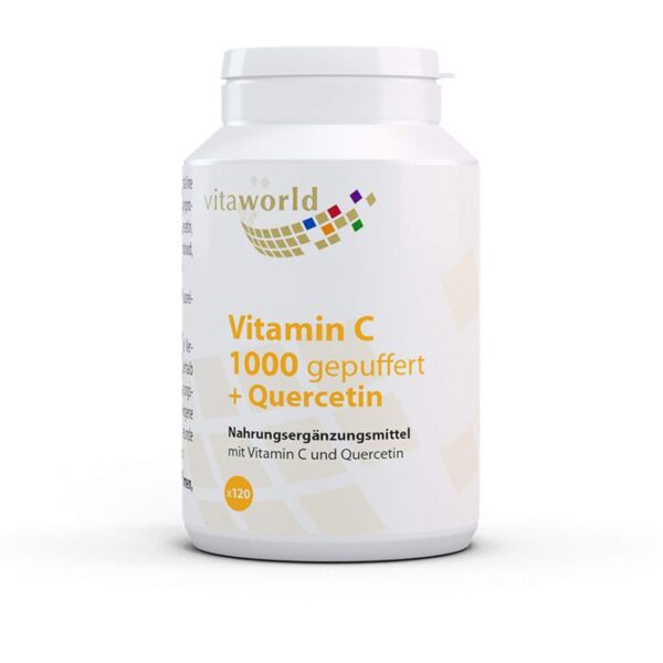 VITAMIN C 1000 gepuffert+Quercetin Tabletten 120 St.