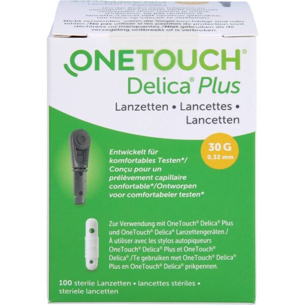 ONE TOUCH Delica Plus Nadellanzetten 100 St.