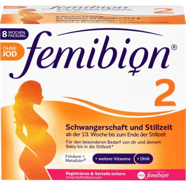 FEMIBION 2 Schwangerschaft+Stillzeit ohne Jod Kpg. 120 St.