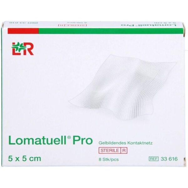 LOMATUELL Pro 5x5 cm steril 8 St.