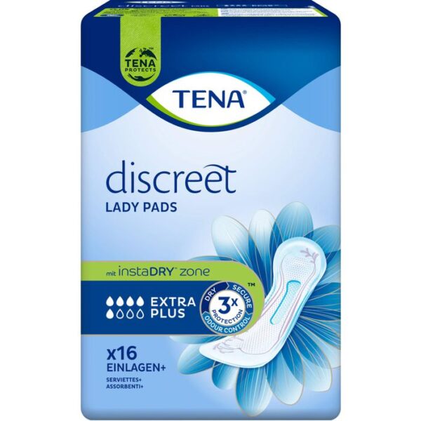 TENA LADY Discreet Inkontinenz Einlagen extra plus 16 St.