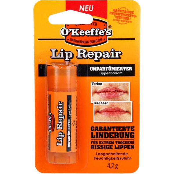 O'KEEFFE'S Lip Repair Lippenbalsam unparfümiert 4,2 g