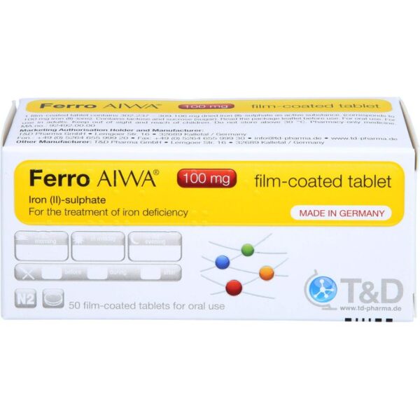 FERRO AIWA 100 mg Filmtabletten 50 St.