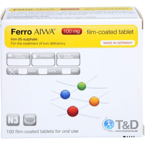 FERRO AIWA 100 mg Filmtabletten 100 St.