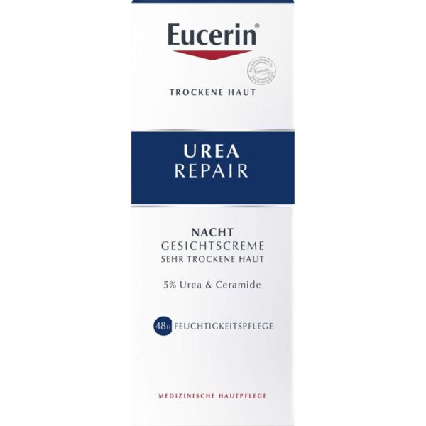 EUCERIN UreaRepair Gesichtscreme 5% Nacht 50 ml