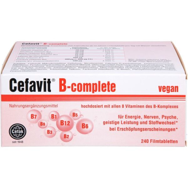 CEFAVIT B-complete Filmtabletten 240 St.