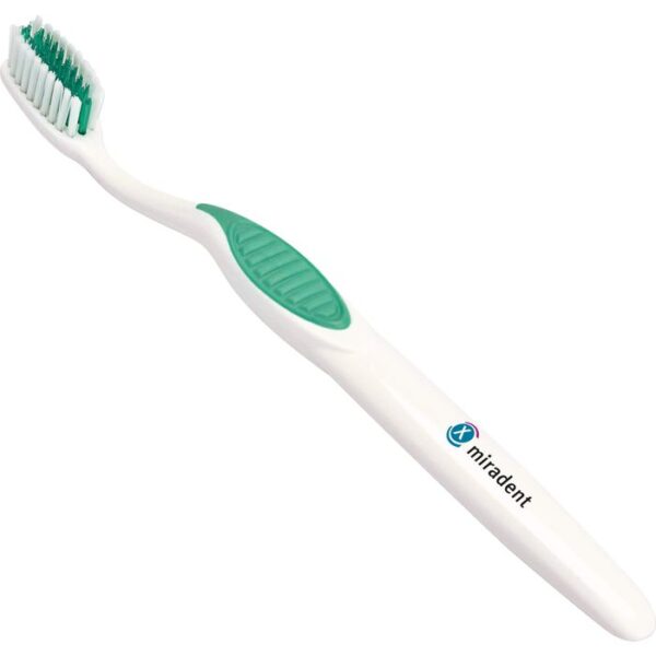 MIRADENT Carebrush ortho Zahnbürste weiß/grün 1 St.