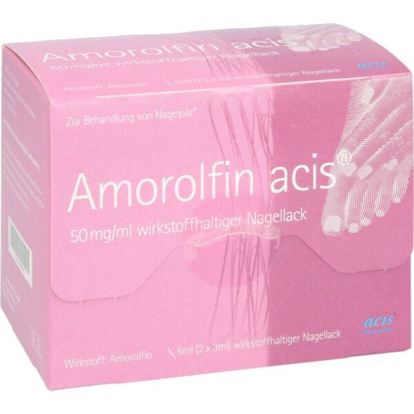 AMOROLFIN acis 50 mg/ml wirkstoffhalt.Nagellack 6 ml