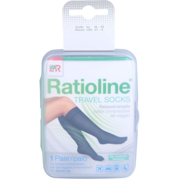 RATIOLINE Travel Socks Gr.36-40 2 St.