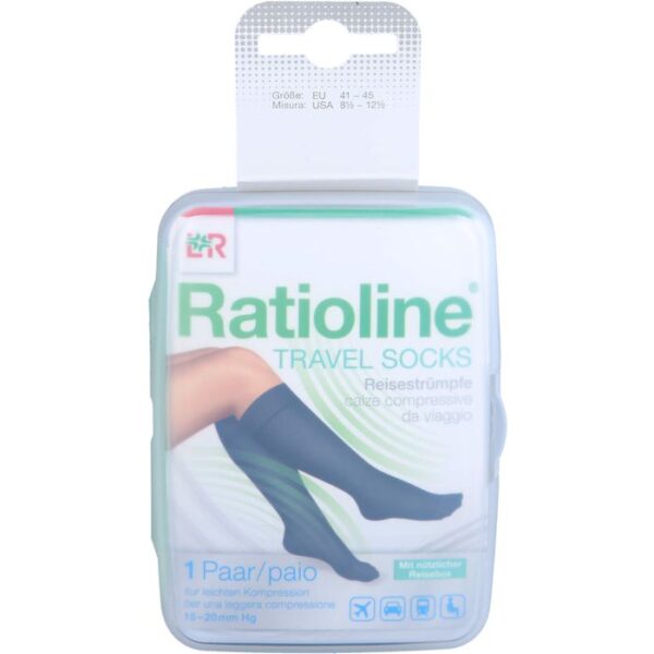 RATIOLINE Travel Socks Gr.41-45 2 St.