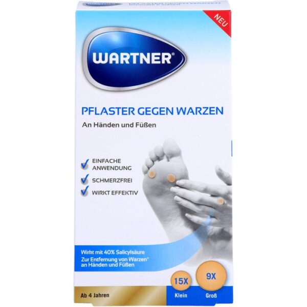 WARTNER Pflaster gegen Warzen 24 St.