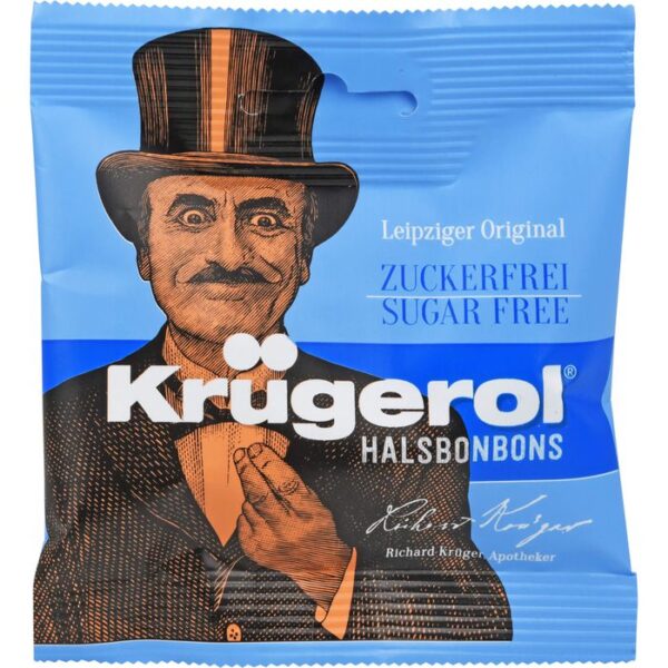 KRÜGEROL Halsbonbons zuckerfrei 50 g