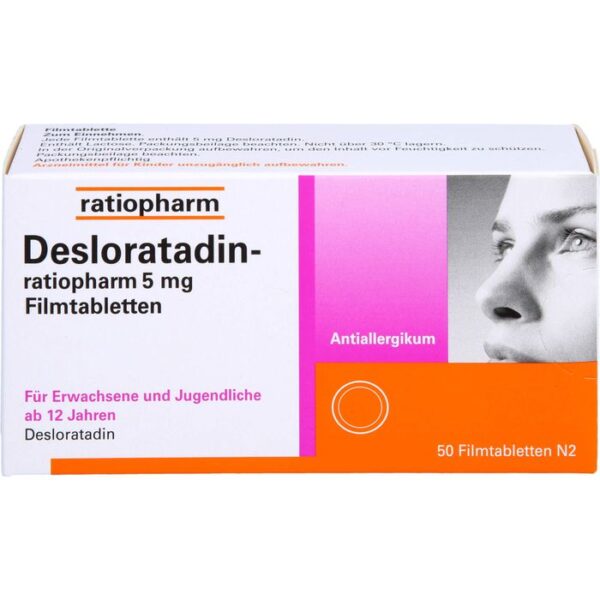 DESLORATADIN-ratiopharm 5 mg Filmtabletten 50 St.