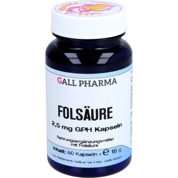 FOLSÄURE 2,5 mg GPH Kapseln 60 St.