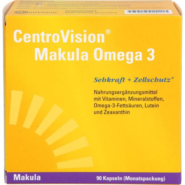 CENTROVISION Makula Omega-3 Kapseln 90 St.