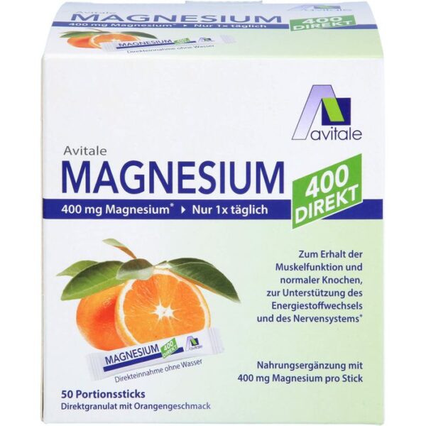 MAGNESIUM 400 direkt Orange Portionssticks 105 g